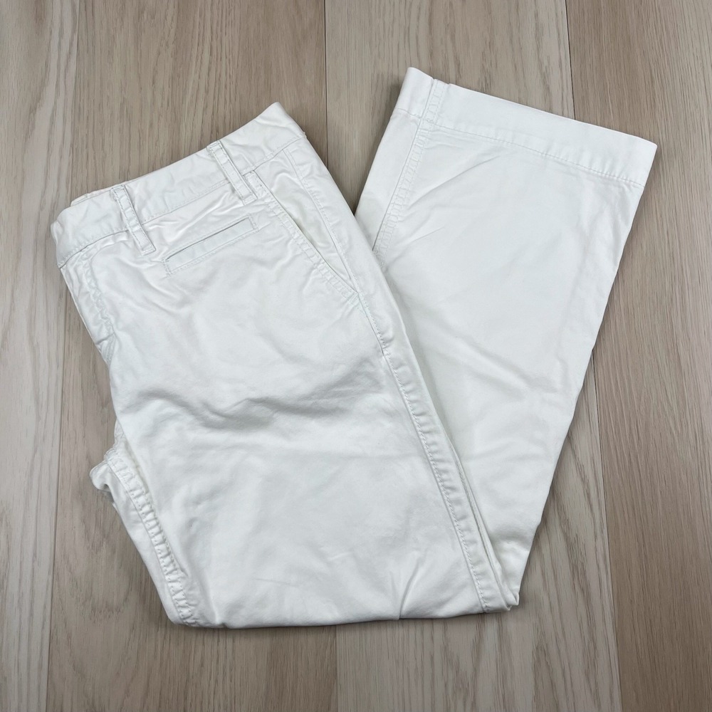 Tory Burch Chino Khaki Pants Womens Size 28 White